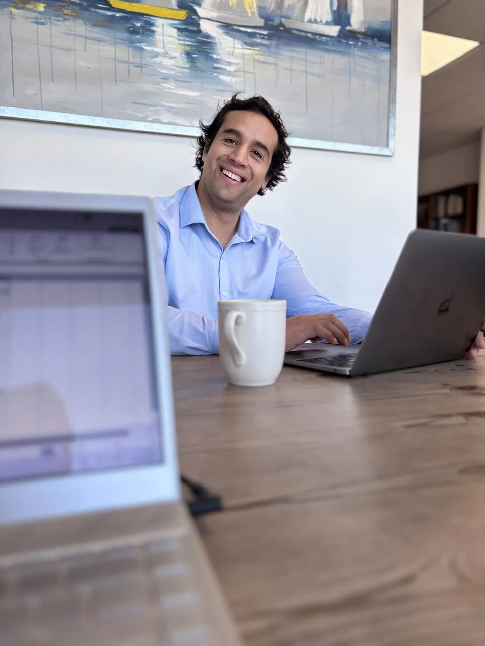 Pablo Vilches, maritime lawyer at CLM, at work